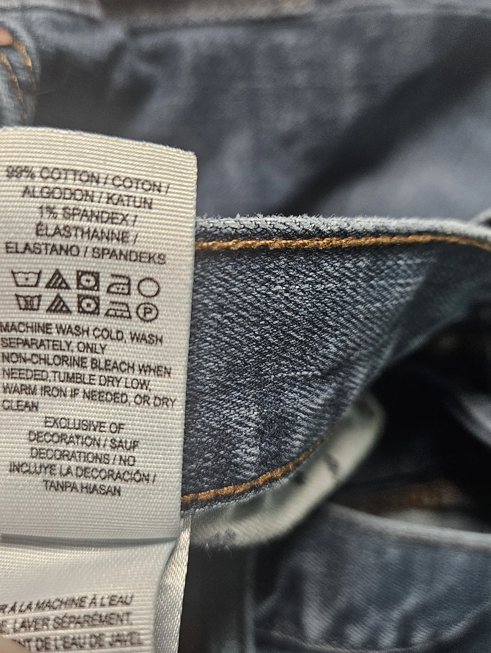 Lucky Brand 181 Relaxed Straight Jeans Mens 42x32 Medium Wash Distressed 42x30 - Picture 9 of 11